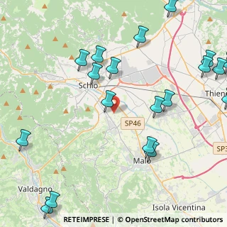 Mappa Via Monte Cimone, 36030 San Vito di Leguzzano VI, Italia (5.925)
