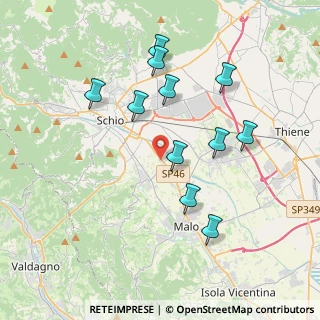 Mappa Via Dante Alighieri, 36030 San Vito di Leguzzano VI, Italia (3.7)