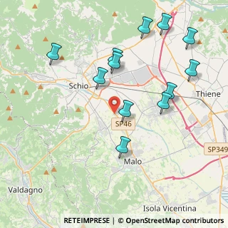Mappa Via Dante Alighieri, 36030 San Vito di Leguzzano VI, Italia (4.35)