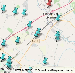 Mappa Via Canaletto, 30022 Ceggia VE, Italia (6.0825)
