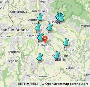 Mappa Via Don Carlo Buttafava, 23880 Casatenovo LC, Italia (1.55917)