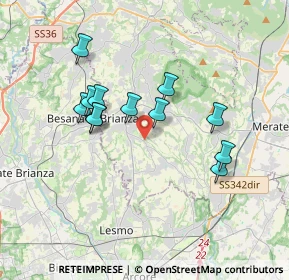 Mappa Via Don Carlo Buttafava, 23880 Casatenovo LC, Italia (3.15083)