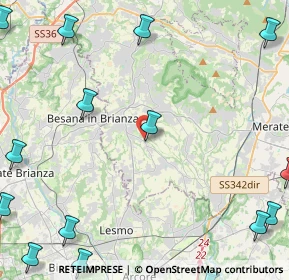 Mappa Via Don Carlo Buttafava, 23880 Casatenovo LC, Italia (7.33)