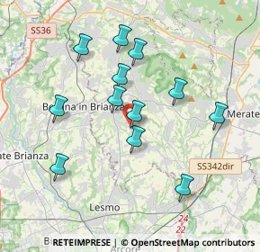 Mappa Via Don Carlo Buttafava, 23880 Casatenovo LC, Italia (3.4475)