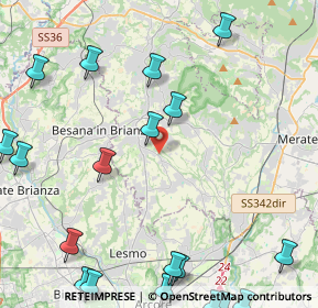 Mappa Via Don Carlo Buttafava, 23880 Casatenovo LC, Italia (6.4045)