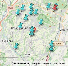 Mappa Via Don Carlo Buttafava, 23880 Casatenovo LC, Italia (4.20235)