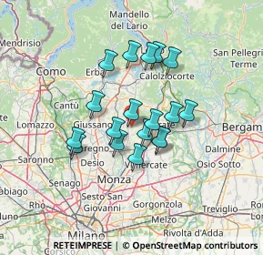 Mappa Via Don Carlo Buttafava, 23880 Casatenovo LC, Italia (10.24611)