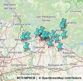 Mappa SS.BRIANTEA 342, 24035 Curno BG, Italia (9.73353)