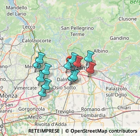 Mappa SS.BRIANTEA 342, 24035 Curno BG, Italia (9.51286)