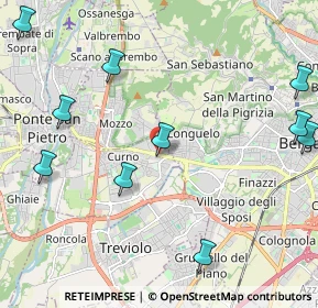 Mappa SS.BRIANTEA 342, 24035 Curno BG, Italia (2.83182)