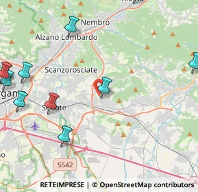 Mappa Via Martiri delle Foibe, 24061 Albano Sant'Alessandro BG, Italia (5.92)