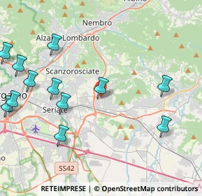 Mappa Via Martiri delle Foibe, 24061 Albano Sant'Alessandro BG, Italia (5.21417)