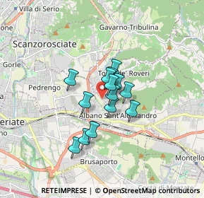 Mappa Via Martiri delle Foibe, 24061 Albano Sant'Alessandro BG, Italia (1.01214)