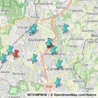 Mappa Via Cardinal Ferrari, 20833 Giussano MB, Italia (2.09417)