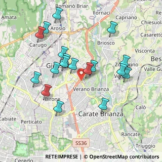Mappa Via Cardinal Ferrari, 20833 Giussano MB, Italia (1.90667)