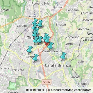 Mappa Via Cardinal Ferrari, 20833 Giussano MB, Italia (1.32412)