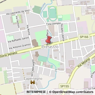Mappa Via Vittorio Veneto,  90, 24030 Presezzo, Bergamo (Lombardia)