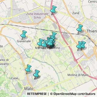 Mappa Via XXV Aprile, 36035 Marano Vicentino VI, Italia (1.3055)