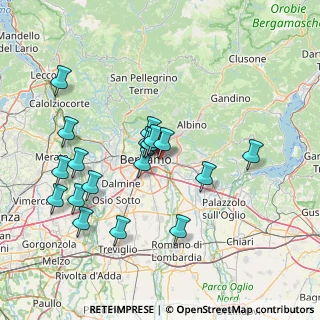 Mappa Via Celadina, 24125 Gorle BG, Italia (14.96778)