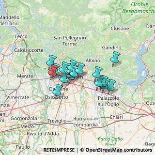 Mappa Via Celadina, 24125 Bergamo BG, Italia (8.87222)