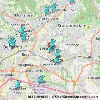 Mappa Via Celadina, 24125 Gorle BG, Italia (2.51231)