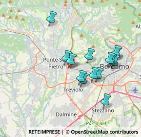 Mappa Via Tullio Buelli, 24035 Curno BG, Italia (3.32357)