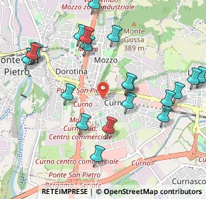 Mappa Via Tullio Buelli, 24035 Curno BG, Italia (1.1095)