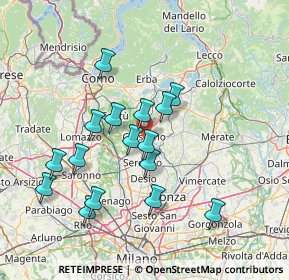 Mappa Via Dispersi in Guerra, 20833 Giussano MB, Italia (13.52313)