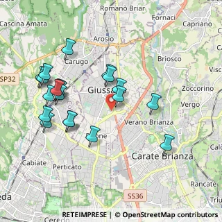 Mappa Via Prealpi, 20833 Giussano MB, Italia (2.0045)