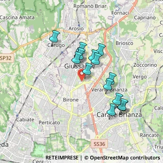 Mappa Via Prealpi, 20833 Giussano MB, Italia (1.52)