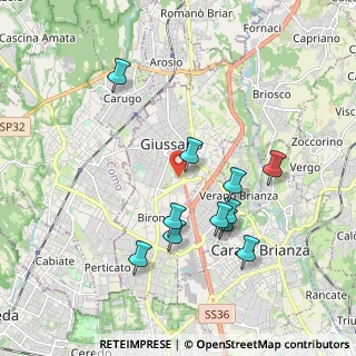 Mappa Via Prealpi, 20833 Giussano MB, Italia (1.82091)