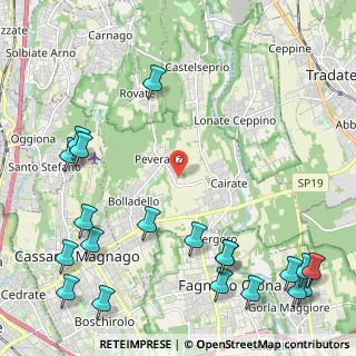 Mappa Via Milano, 21050 Cairate VA, Italia (3.151)