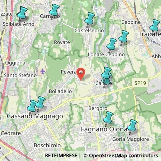Mappa Via Milano, 21050 Cairate VA, Italia (3.08)
