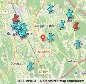 Mappa Via Leonardo da Vinci, 28021 Borgomanero NO, Italia (2.4355)
