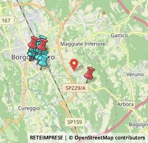 Mappa Via Leonardo da Vinci, 28021 Borgomanero NO, Italia (2.05867)