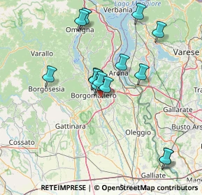 Mappa Via Leonardo da Vinci, 28021 Borgomanero NO, Italia (14.12143)