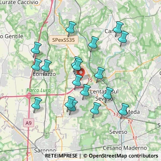 Mappa Via Adige, 22072 Cermenate CO, Italia (3.79444)