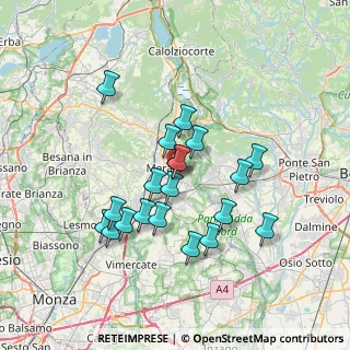Mappa Via dei Lodovichi, 23807 Merate LC, Italia (6.229)