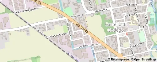 Mappa Castello di Godego