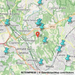Mappa Via Giovanni Bizzozzero, 20823 Lentate sul Seveso MB, Italia (2.785)
