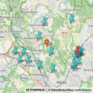 Mappa Via Giovanni Bizzozzero, 20823 Lentate sul Seveso MB, Italia (2.63947)