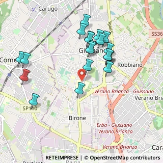 Mappa Via Carlo Porta, 20833 Giussano MB, Italia (0.969)