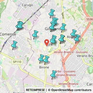 Mappa Via Carlo Porta, 20833 Giussano MB, Italia (0.9905)