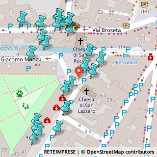 Mappa Via S. Lazzaro, 24122 Bergamo BG, Italia (0.07778)