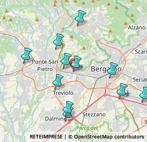 Mappa Via Antonio Meucci, 24035 Curno BG, Italia (4.07091)