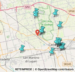 Mappa , 31030 Castello di Godego TV, Italia (4.16429)