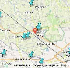 Mappa , 31030 Castello di Godego TV, Italia (3.5705)