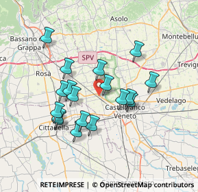 Mappa , 31030 Castello di Godego TV, Italia (6.23778)