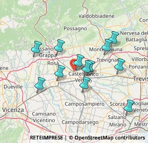 Mappa , 31030 Castello di Godego TV, Italia (12.8725)