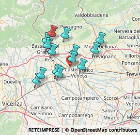 Mappa , 31030 Castello di Godego TV, Italia (10.585)